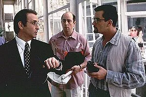 Ron Silver (Phil Gordian), Richard Schiff (Calvin), Charlie Sheen (Zane Zaminsky)