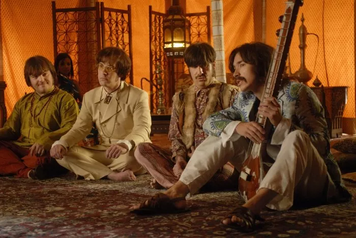 Jason Schwartzman (Ringo Starr), Jack Black (Paul McCartney), Justin Long (George Harrison), Paul Rudd (John Lennon) zdroj: imdb.com